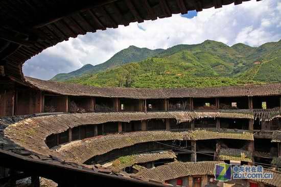 中国东南地区福建省西部的传统住宅,客家土楼